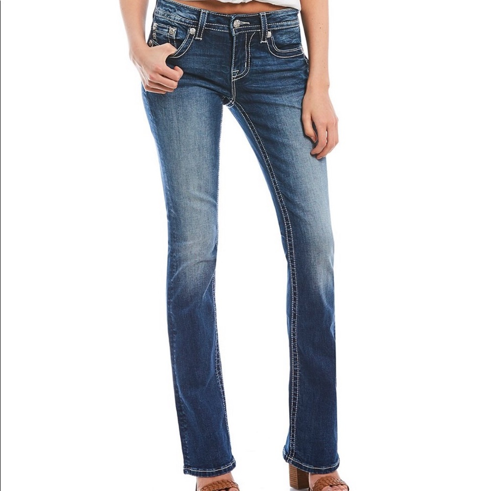Miss me jeans size 27 medium size wash Irene boot